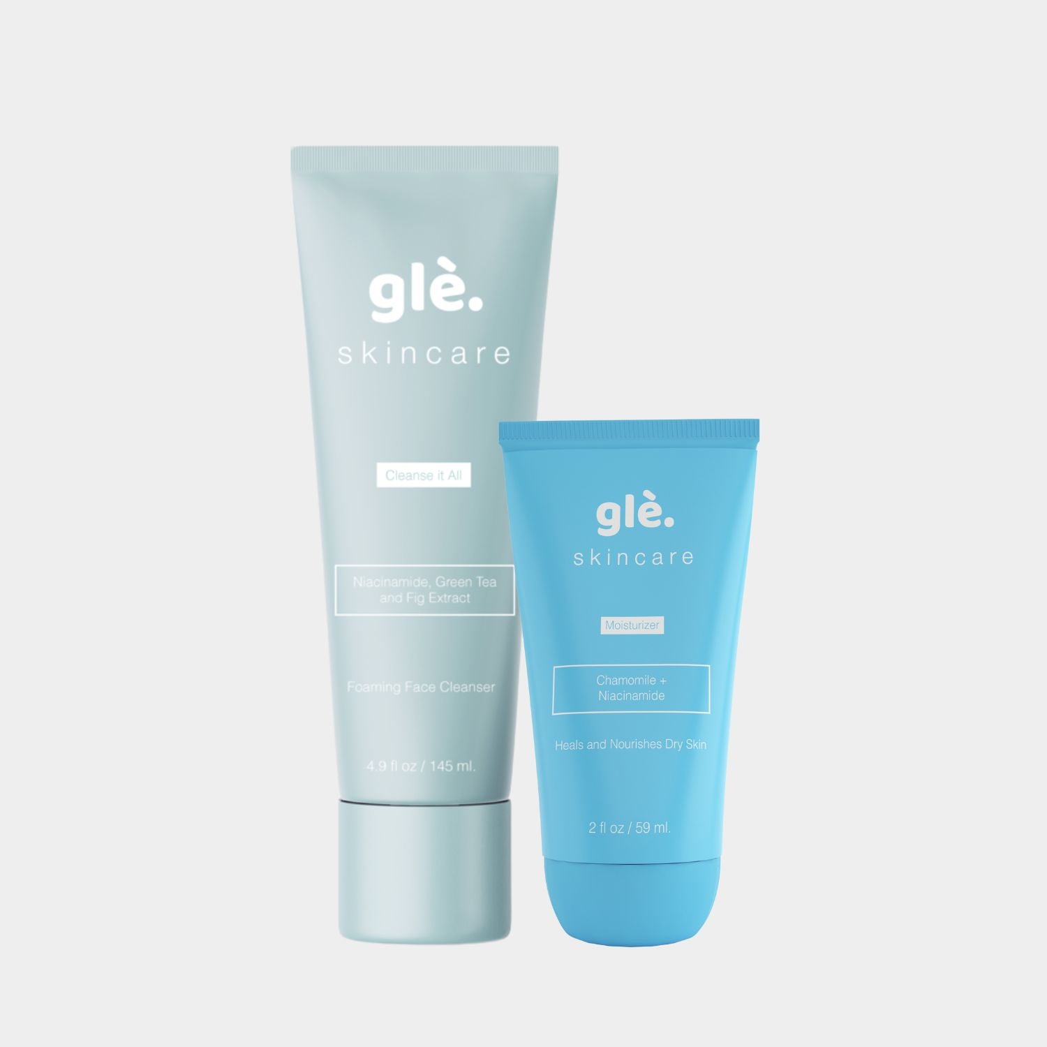 Cleanser and Moisturizer - Cleanse and Go Skincare Bundle from Gle Skincare