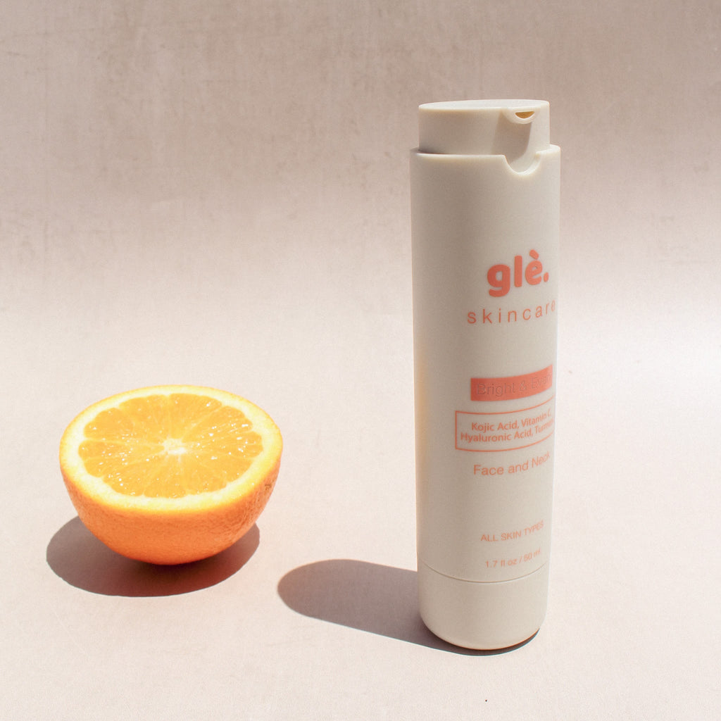 Skin Brightening Facial Serum with Kojic Acid and Turmeric, Vitamin, Turmeric