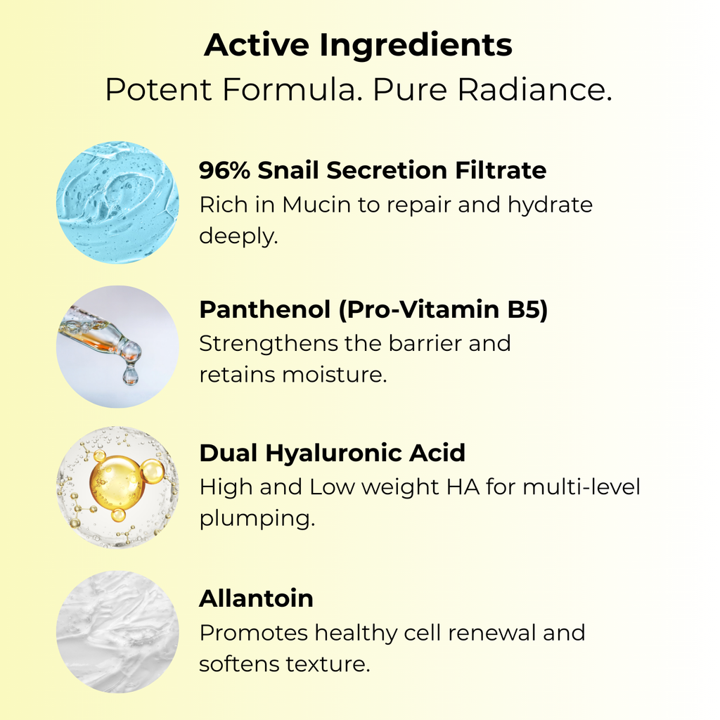 Glé Snail Mucin 96 Wrinkle Defying Serum