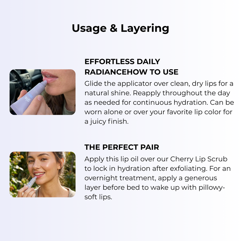 Glè Cherry Infused Lip Oil