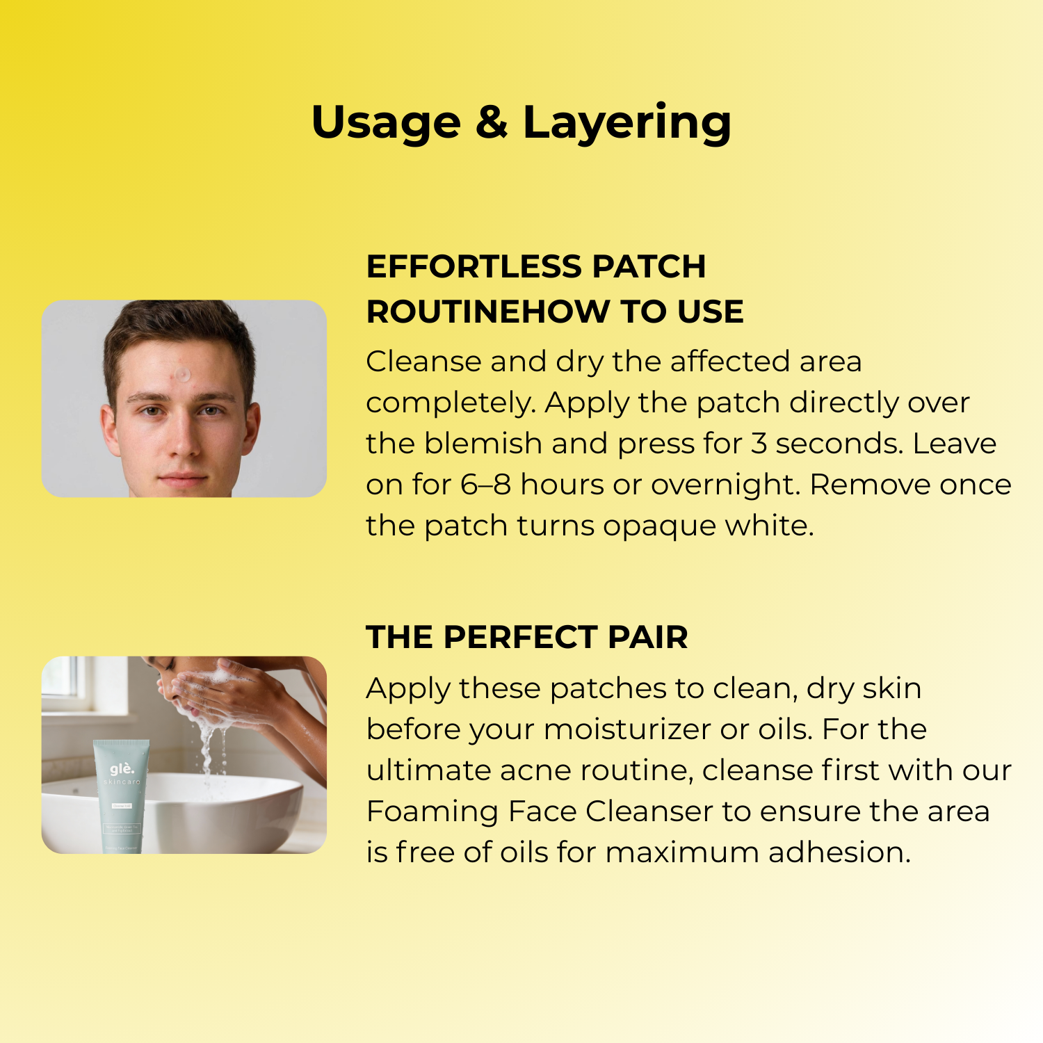 Gle Clean™ Acne Pimple Patches with Hydrocolloid