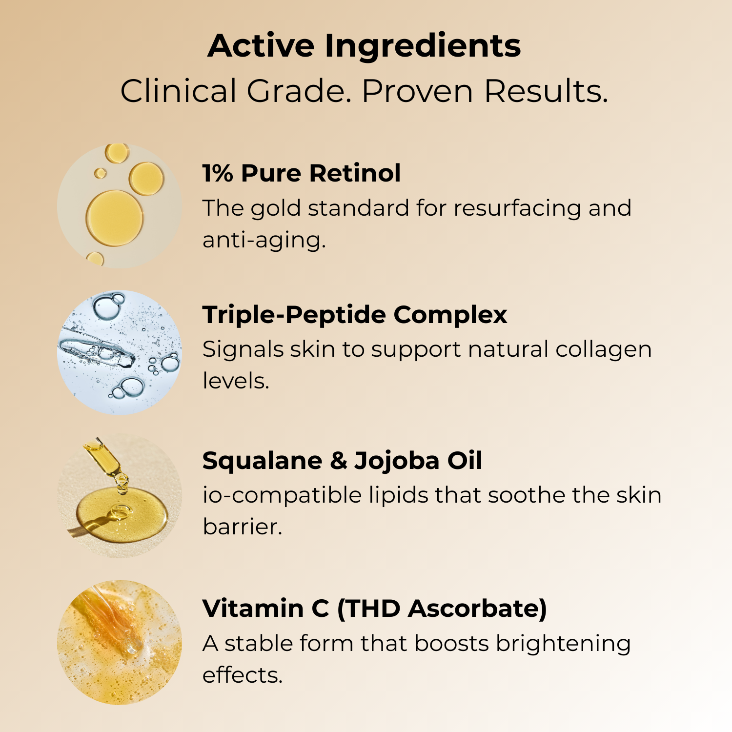 Glé 1% Retinol + Multi-Peptide Recovery Treatment