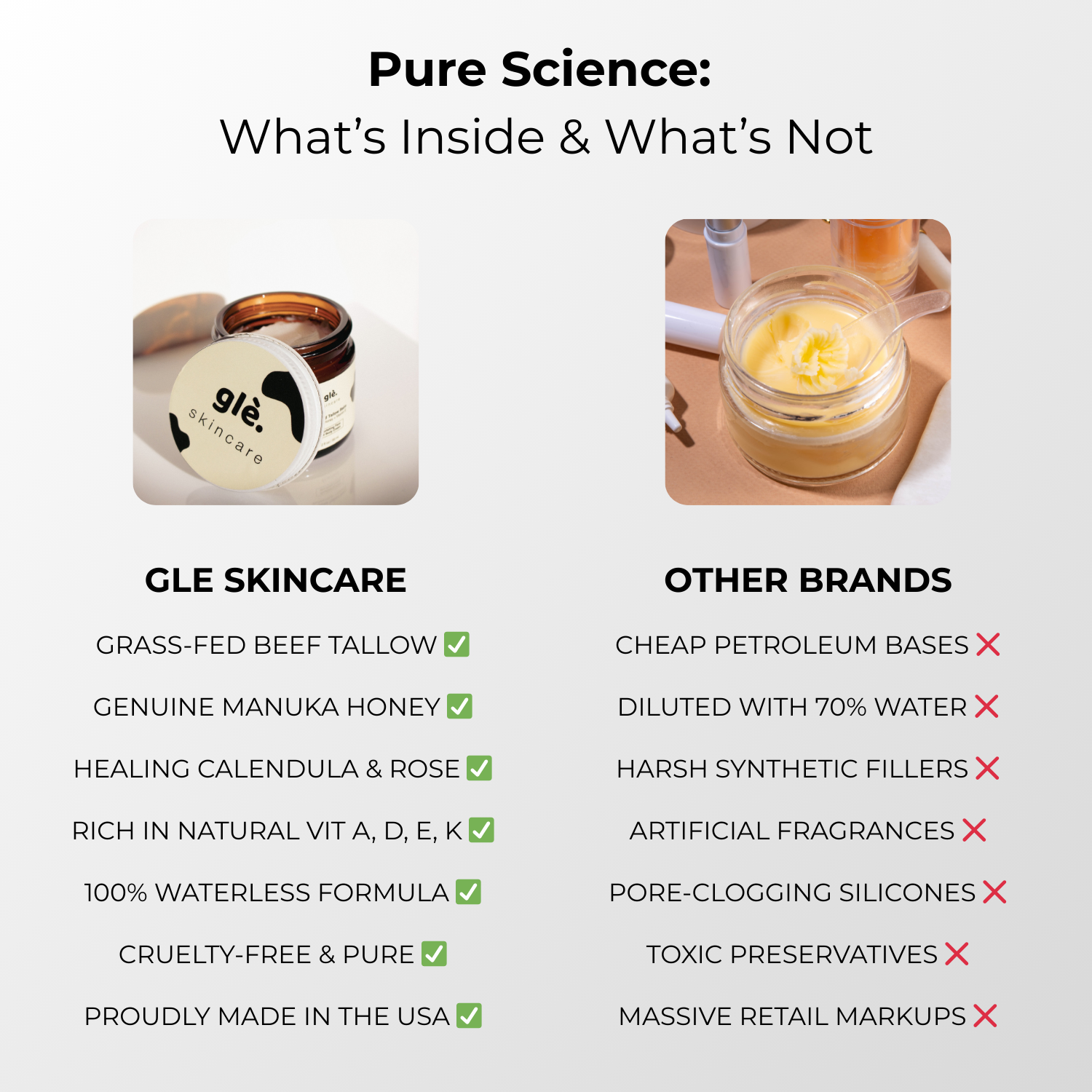 Gle Earth™ Beef Tallow Face & Body Moisturizer with Manuka Honey