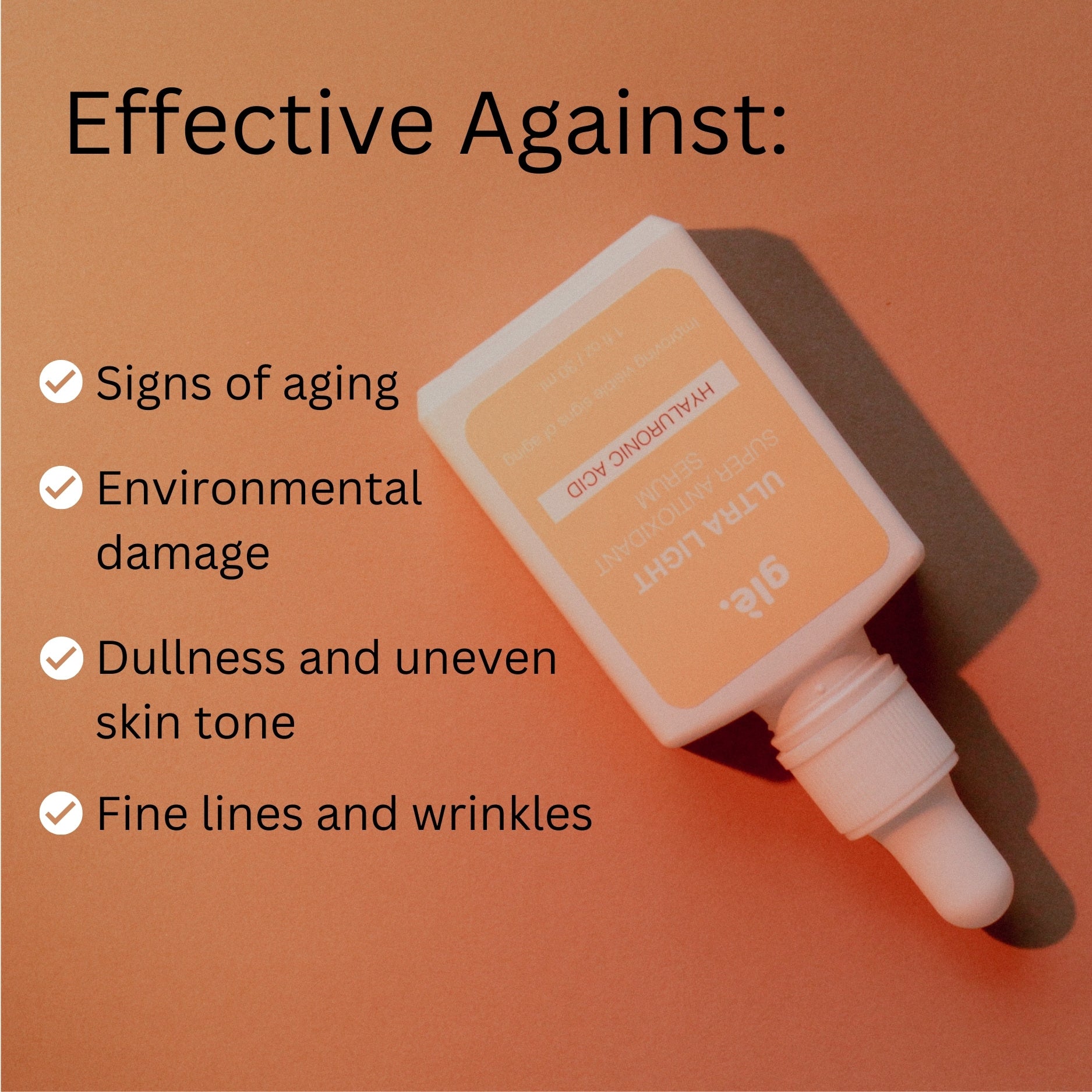 Glè Facial Super Antioxidant Serum with Hyaluronic Acid - [Gle Skincare]