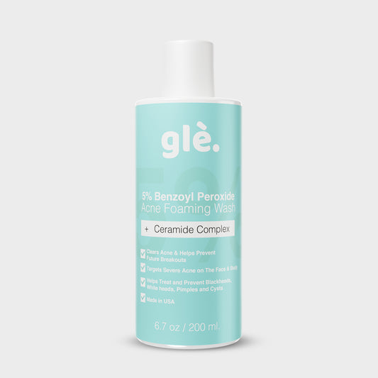 Gle Clean™ Acne Face & Body Foaming Wash with Benzoyl Peroxide
