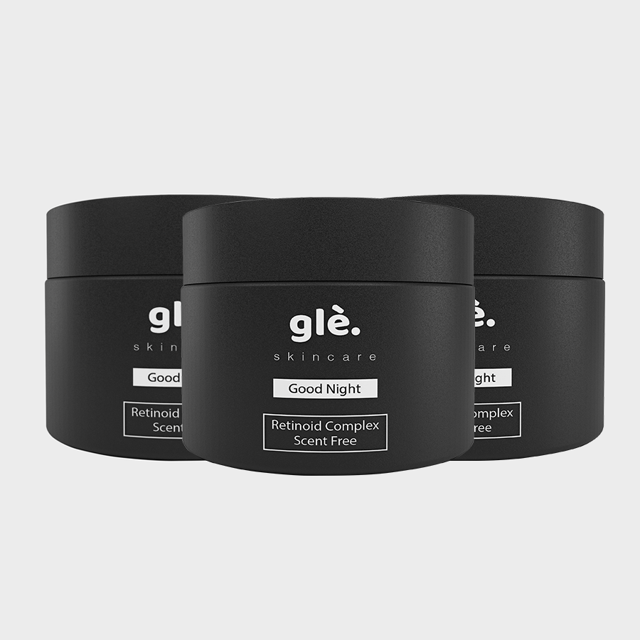 Gle Skincare Night Cream with Retinol Triple Pack