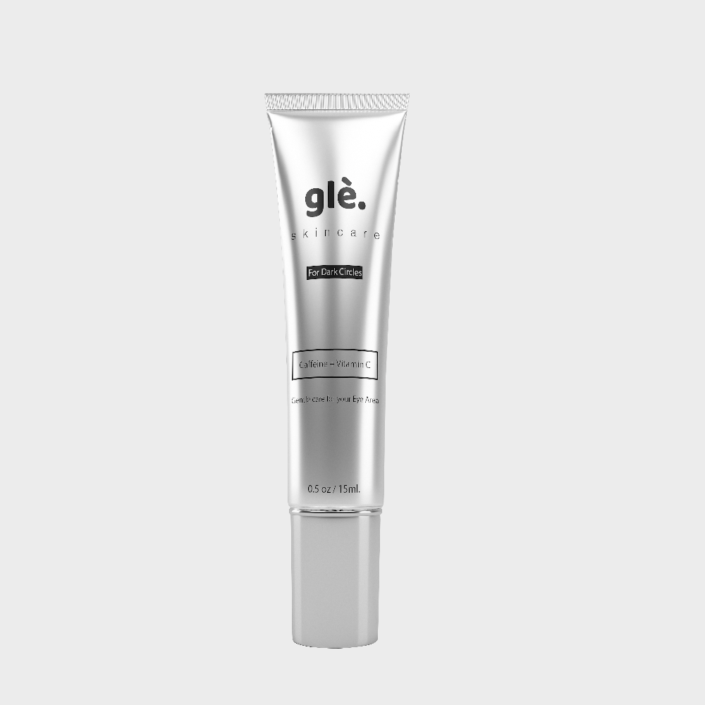 Gle Skincare Eye Serum with Caffeine and Vitamin C. Eye Serum for Dark Circles and Aging Spots.